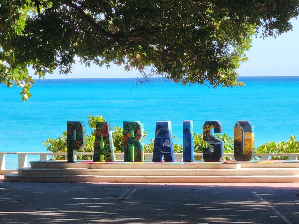 Beachfront Apartment, Quiet 4 Beds, 1 Bath, Ac, Wi-Fi, Hot Water, In Paraiso Near Los Patos المظهر الخارجي الصورة